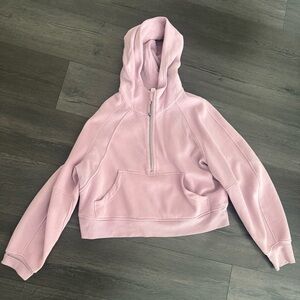 Lululemon 1/2 Zip Pink Hoodie